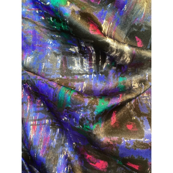 Maggie London Womens V-Neck Sleeveless Sheath Cocktail Dress Multicolor Size 8 - Picture 4 of 10